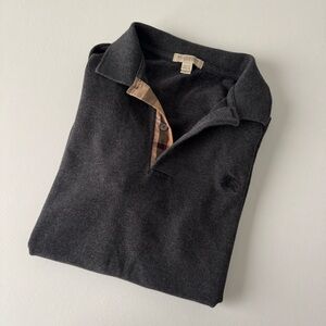 Burberry Brit Charcoal Grey Polo Shirt